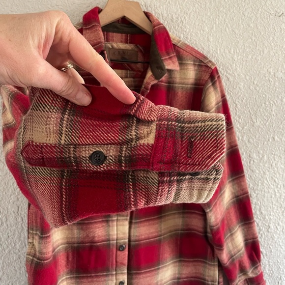 Orvis Plaid Red Flannel Shavket - Picture 6 of 9